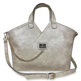 Γυναικεία τσάντα ώμου triangle Solea Μπεζ