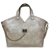 Γυναικεία τσάντα ώμου triangle Solea Μπεζ