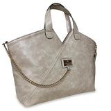 Γυναικεία τσάντα ώμου triangle Solea Μπεζ