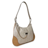 Γυναικεία τσάντα ώμου hobo thin Solea Μπεζ