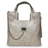 Γυναικεία τσάντα ώμου tote Solea Μπεζ