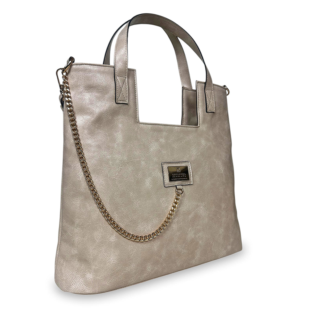 Γυναικεία τσάντα ώμου tote Solea Μπεζ