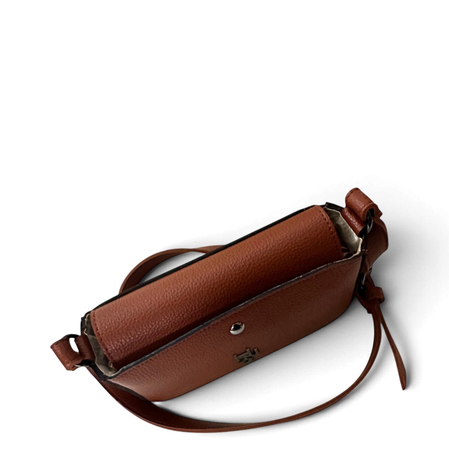 Τσάντα Χιαστί clutch Stalina ταμπά Hunter, διαστάσεις μήκος 20,5 εκ., πλάτος 5 εκ., ύψος 14 εκ.