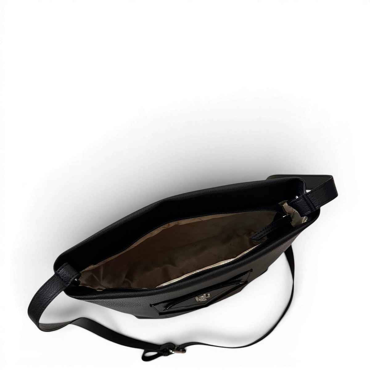 Τσάντα Χιαστί messenger Tie μαύρο Hunter, διαστάσεις μήκος 26 εκ., πλάτος 8,5 εκ., ύψος 27 εκ.