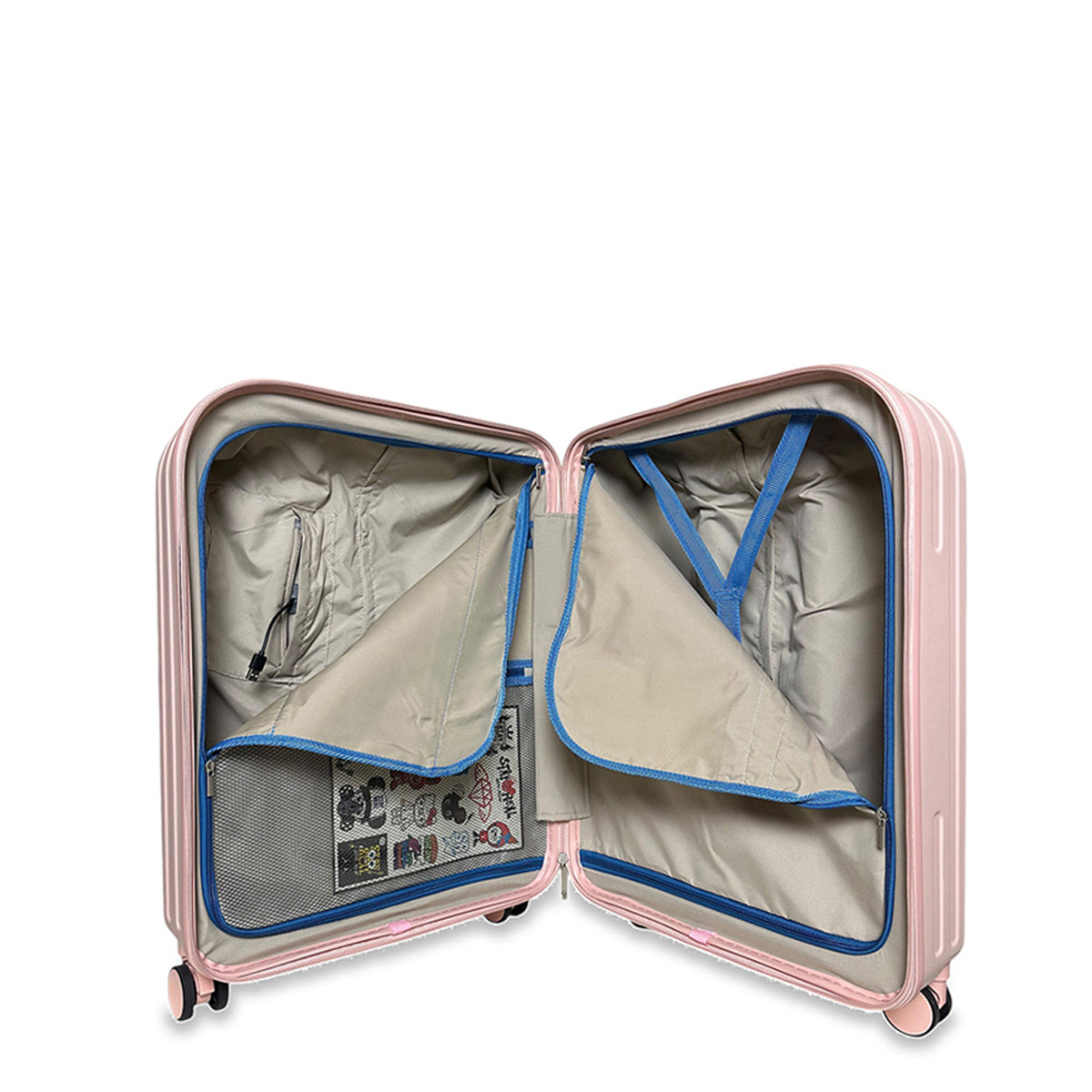 Βαλίτσα Μεσαία PC Tinos Ροζ