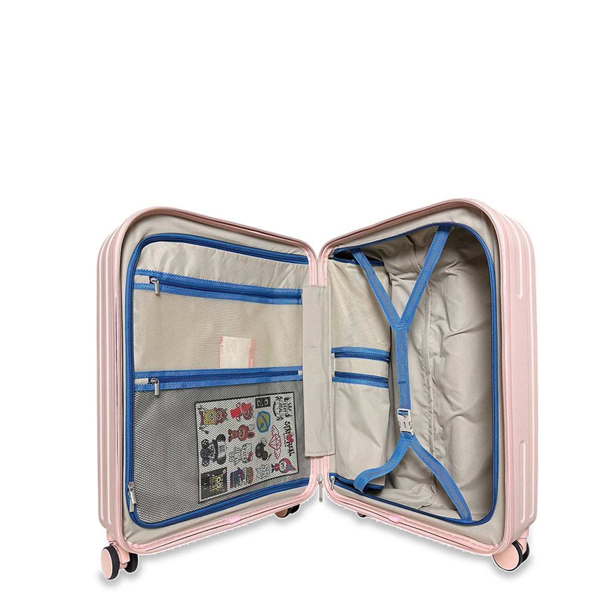 Βαλίτσα Μεσαία PC Tinos Ροζ