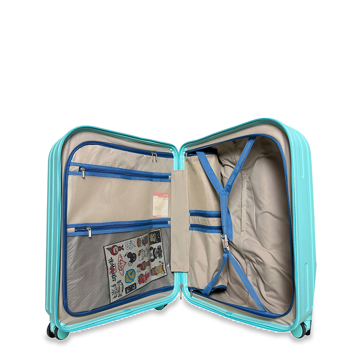 Βαλίτσα Μεσαία PC Tinos Τυρκουάζ