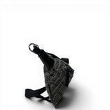 Τσάντα Μέσης crossbody Velvet μαύρο Hunter, κλείσιμο με φερμουάρ