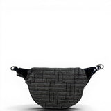Τσάντα Μέσης crossbody Velvet μαύρο Hunter, ρυθμιζόμενος αποσπώμενος ιμάντας