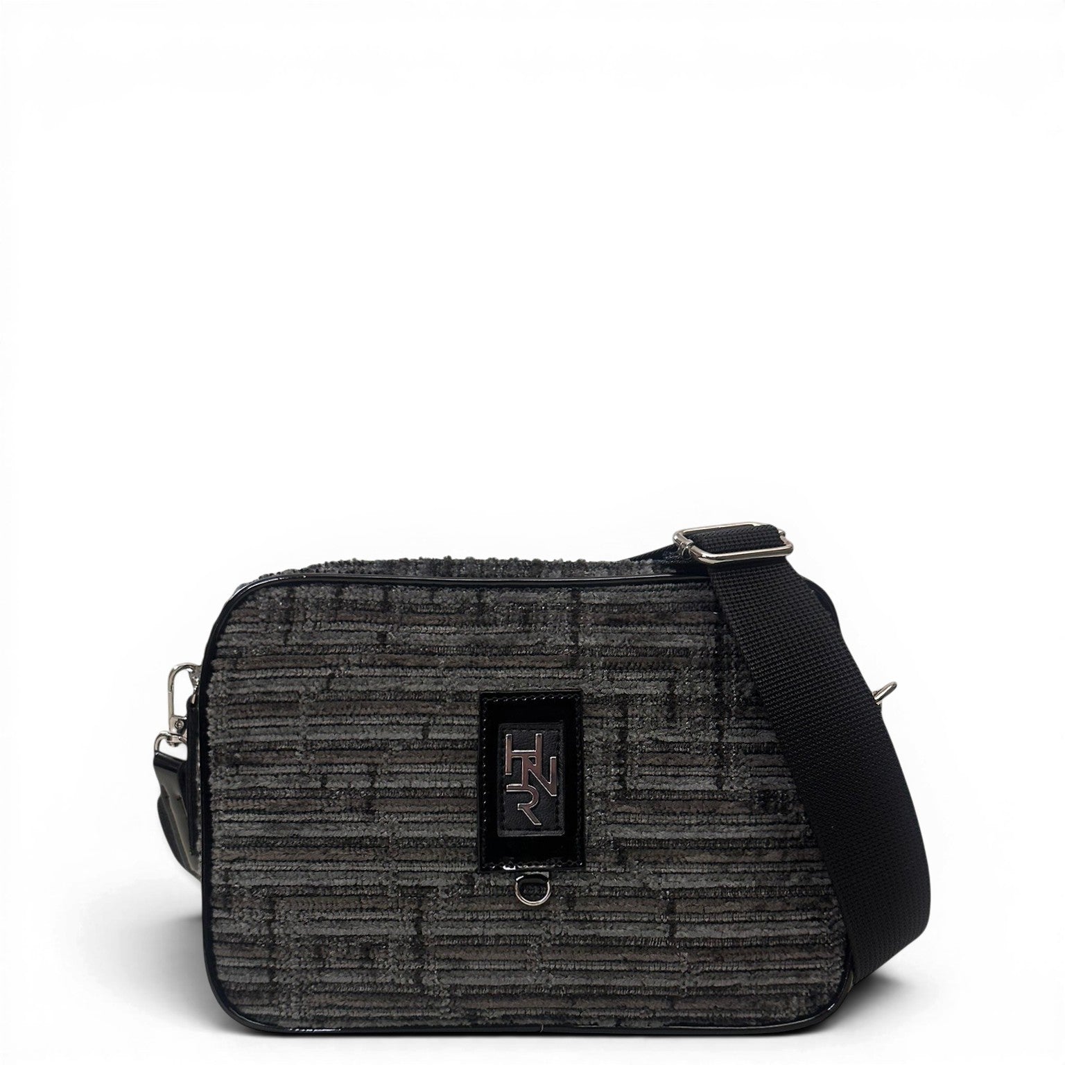 Γυναικεία Τσάντα Χιαστί boxy Velvet Μαύρο Hunter