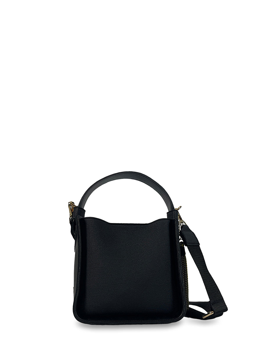 Γυναικεία τσάντα χιαστί mini boxy Venezia Μαύρο