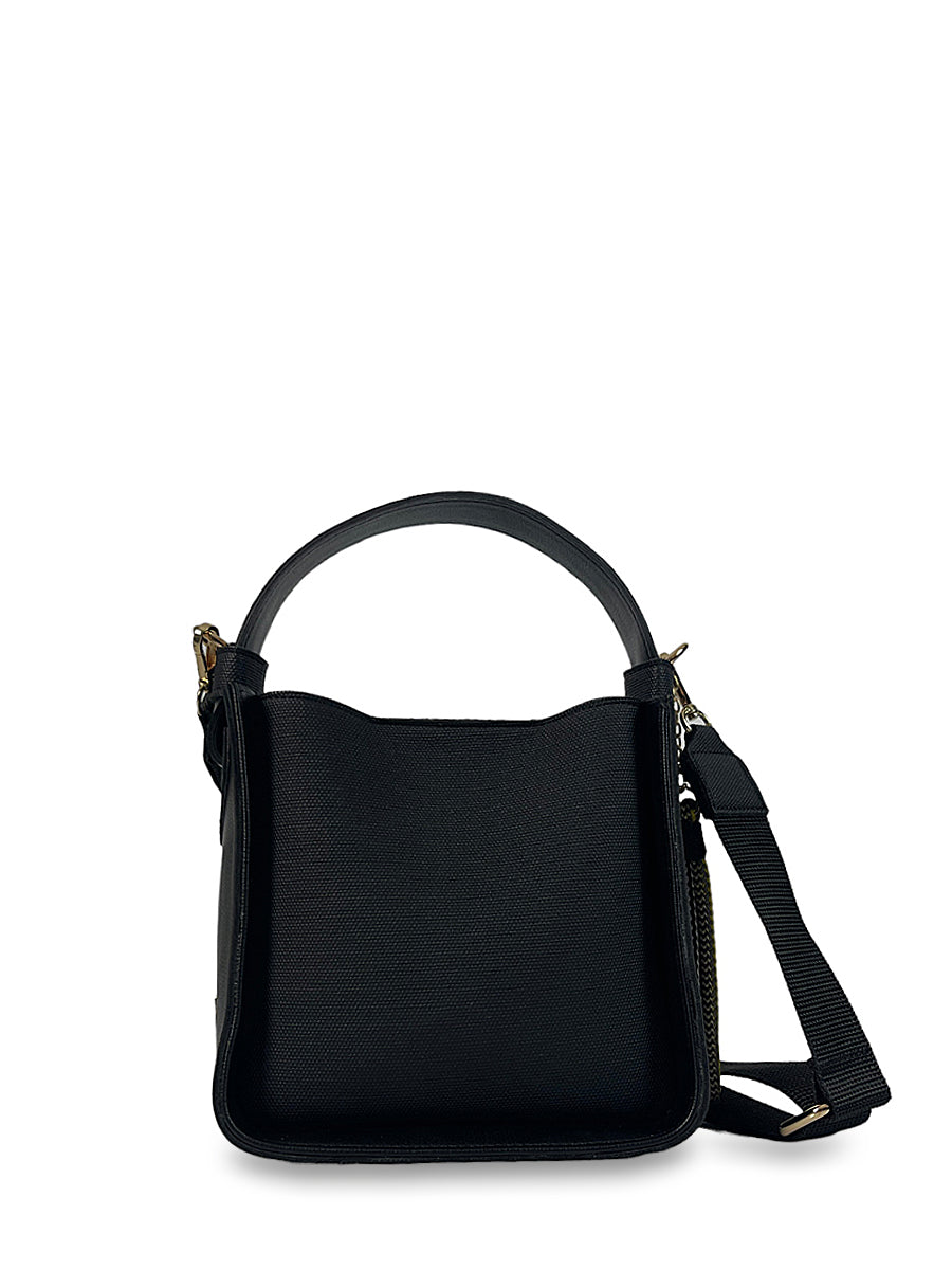 Γυναικεία τσάντα χιαστί boxy Venezia Μαύρο