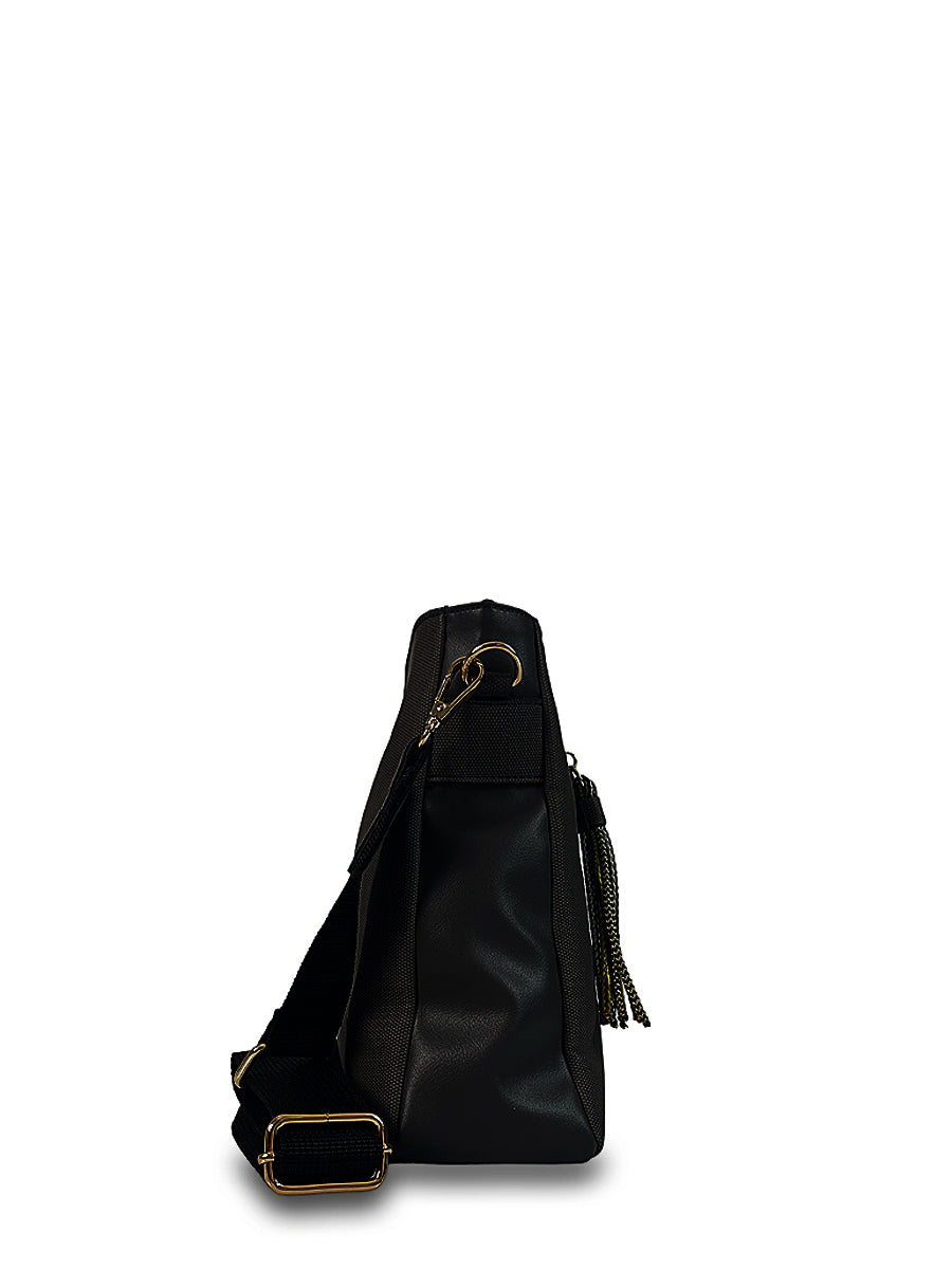 Γυναικεία τσάντα χιαστί Venezia Μαύρο