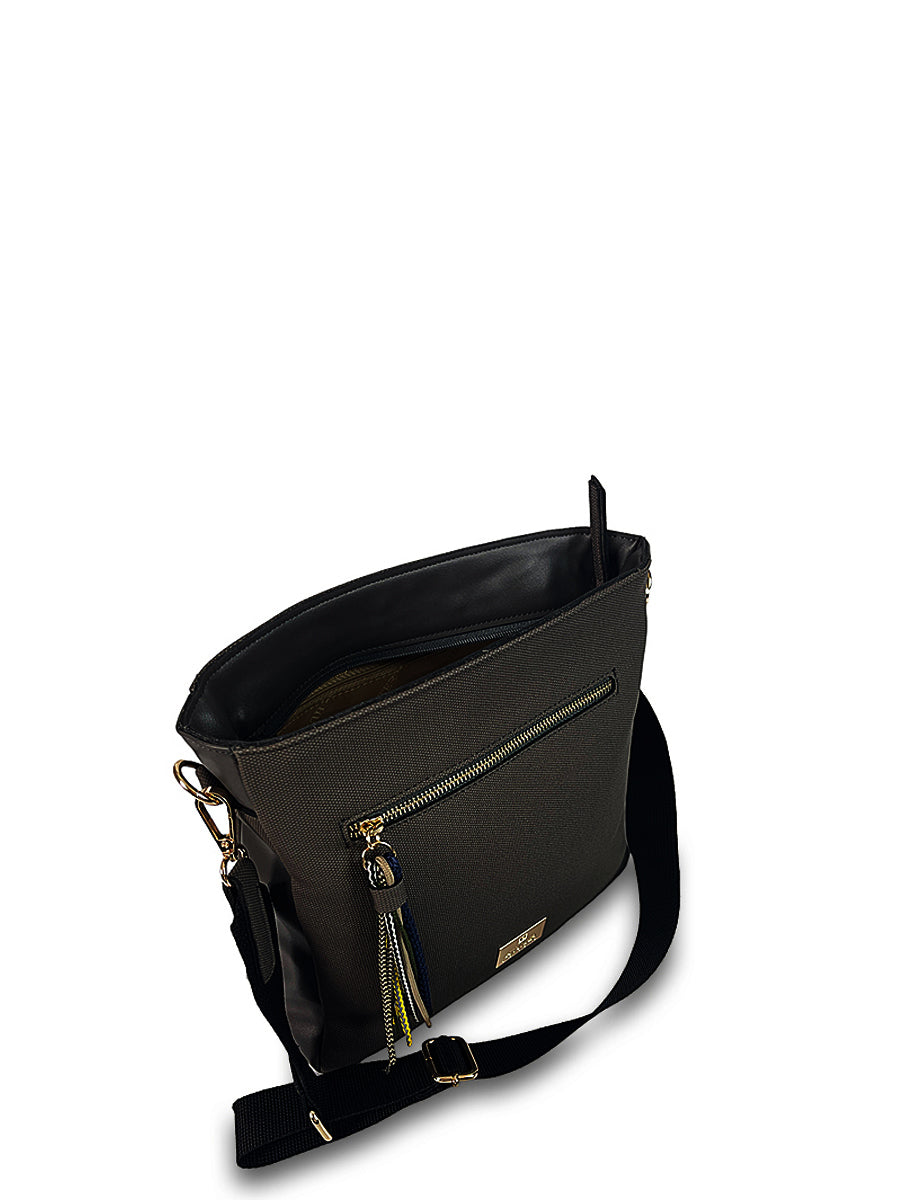 Γυναικεία τσάντα χιαστί Venezia Μαύρο