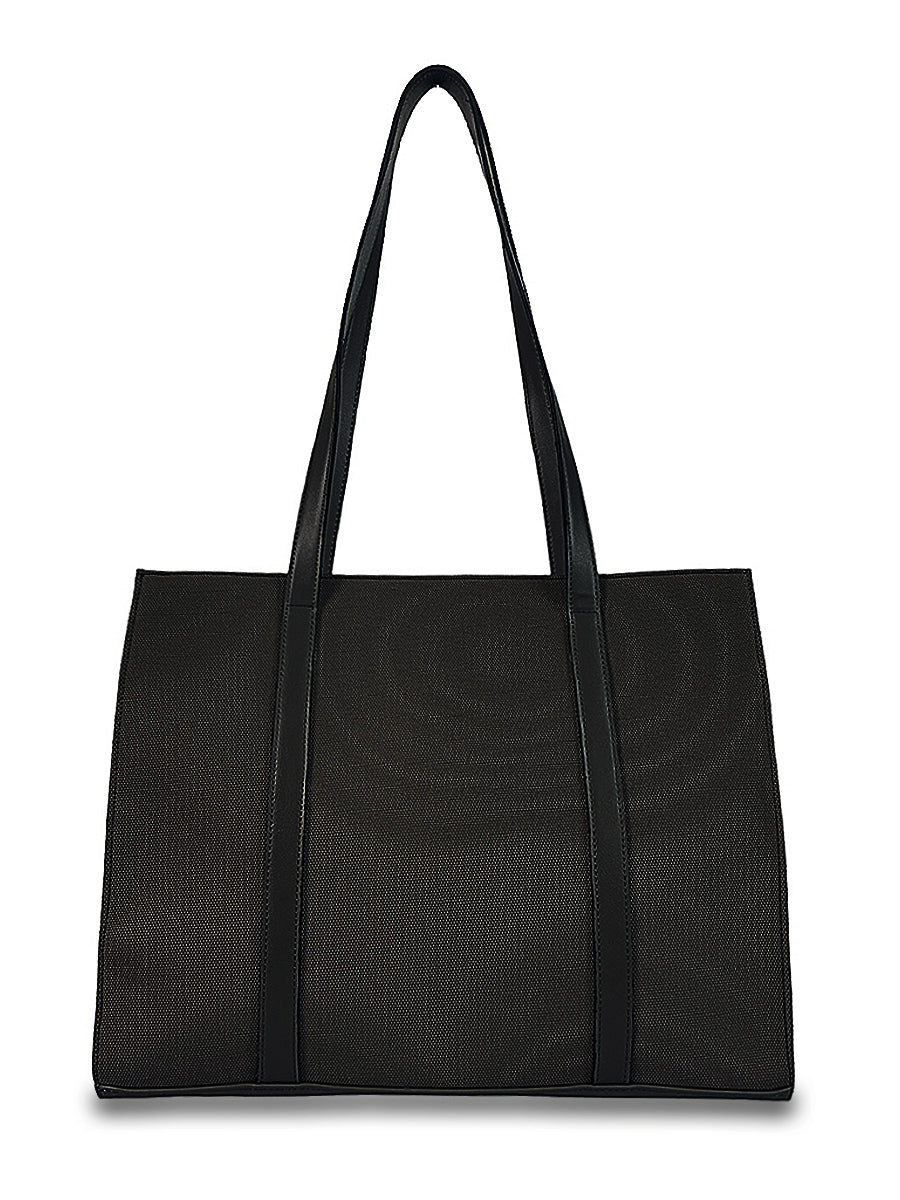 Γυναικεία τσάντα ώμου shopper Venezia Μαύρο