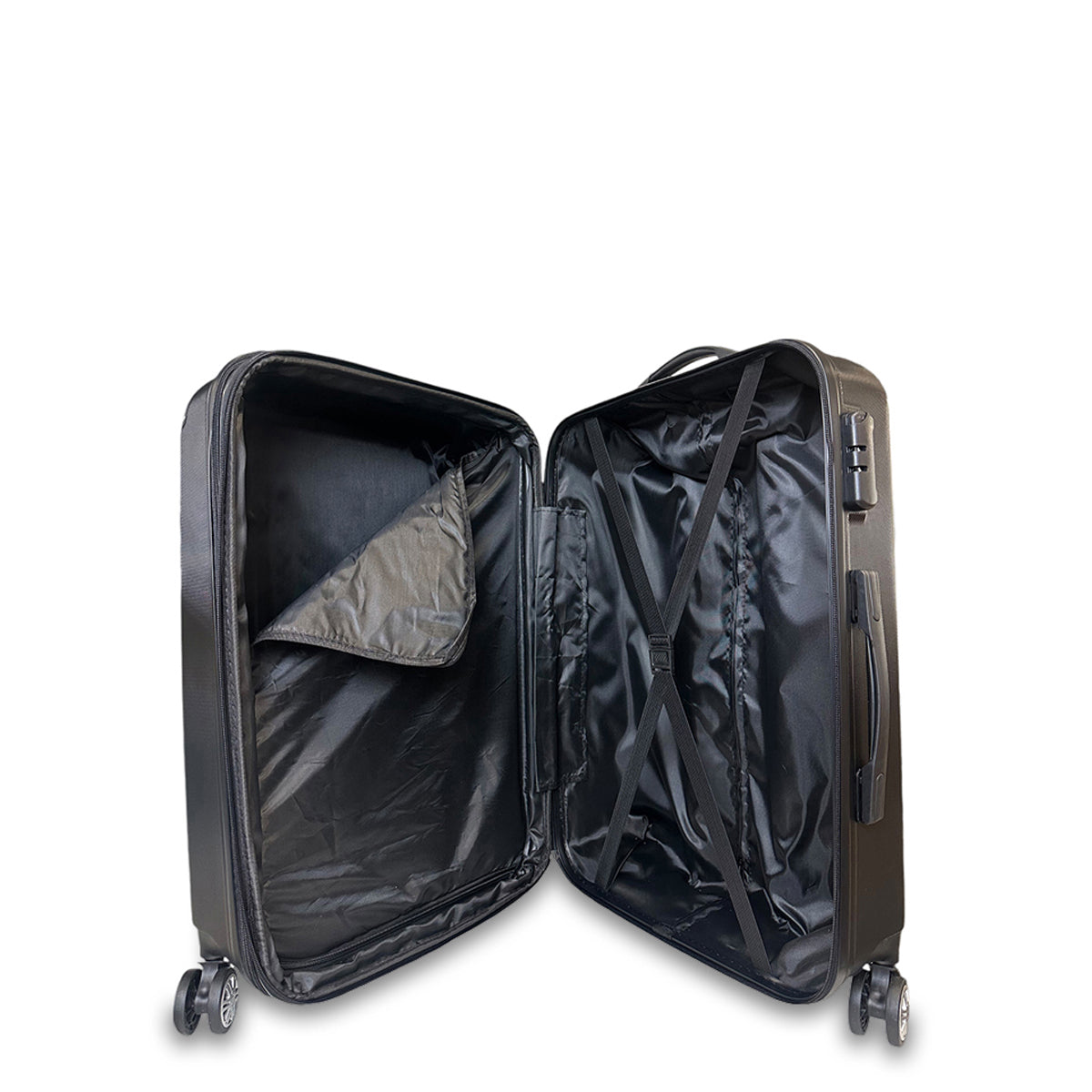 Βαλίτσα μεσαία ABS Zante Μαύρο