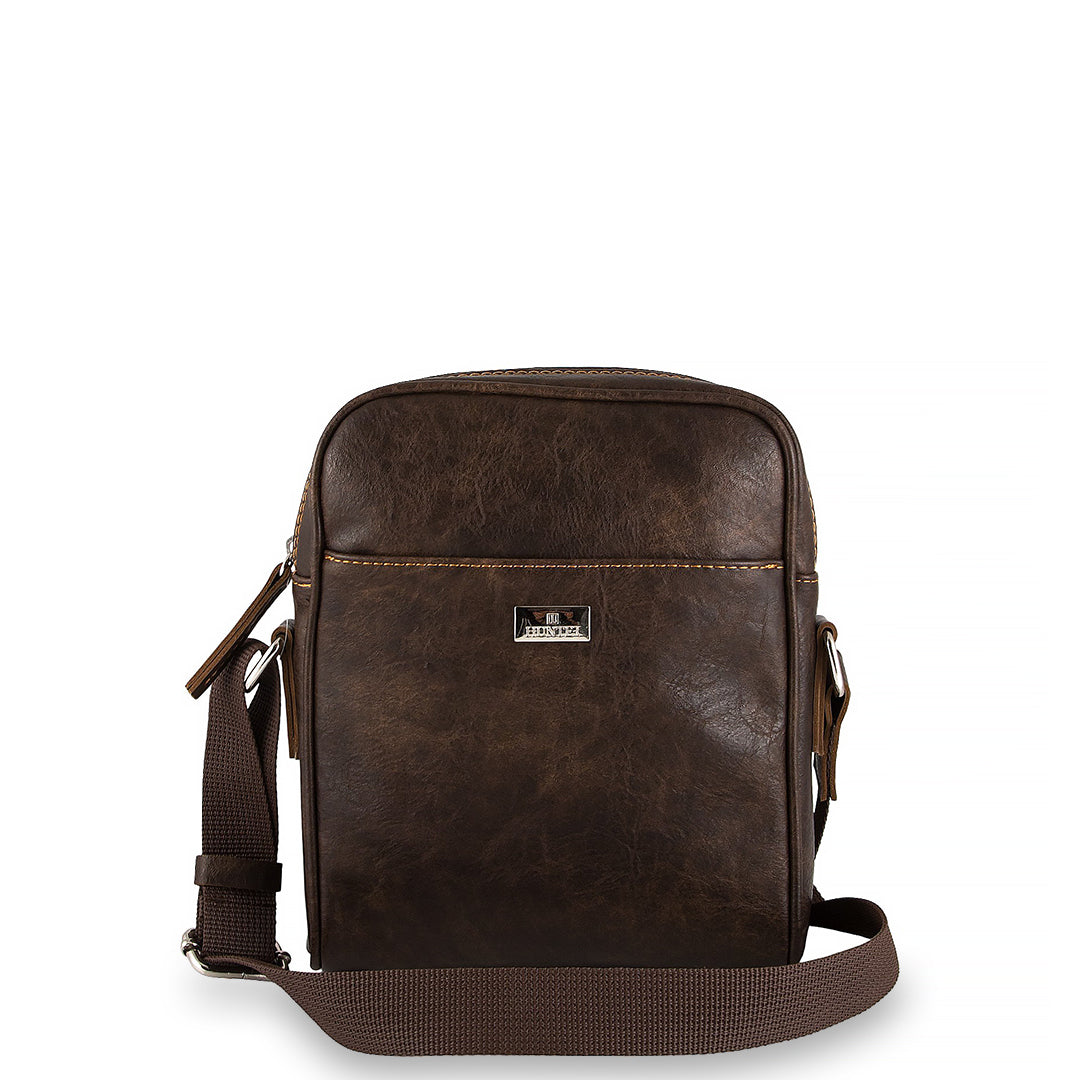 Τσάντα ανδρική χιαστί Καφέ