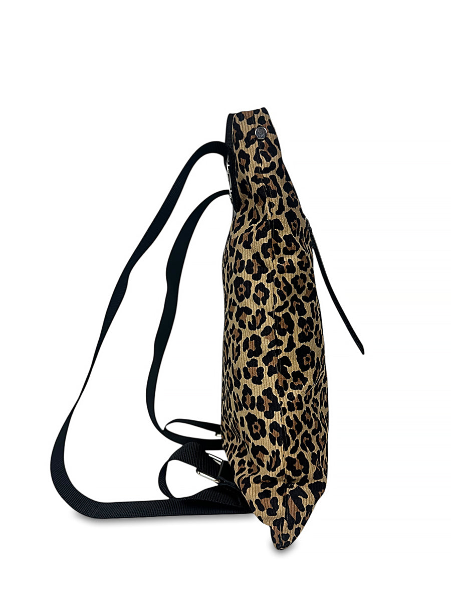 Γυναικεία τσάντα πλάτης Leopard