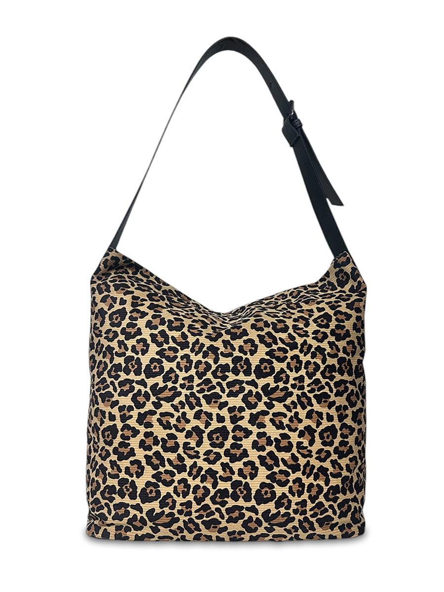 Γυναικεία τσάντα hobo Leopard