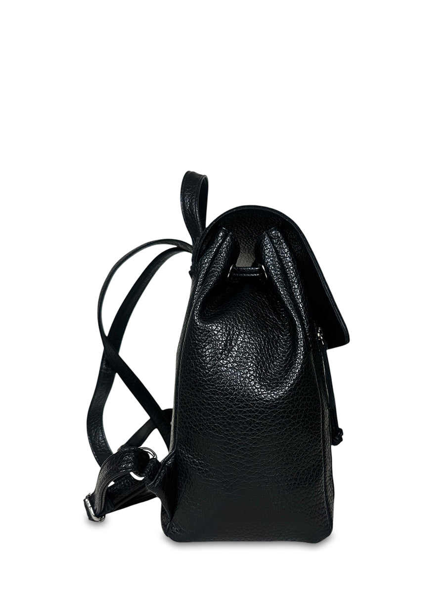 Γυναικεία τσάντα πλάτης bucket Μαύρη