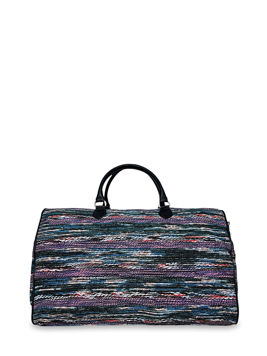 Σακ-βουαγιάζ vintage μεγάλο Μπλε