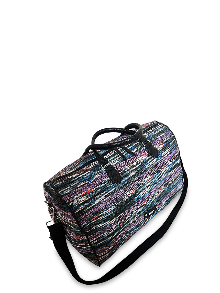 Σακ-βουαγιάζ vintage μεγάλο Μπλε