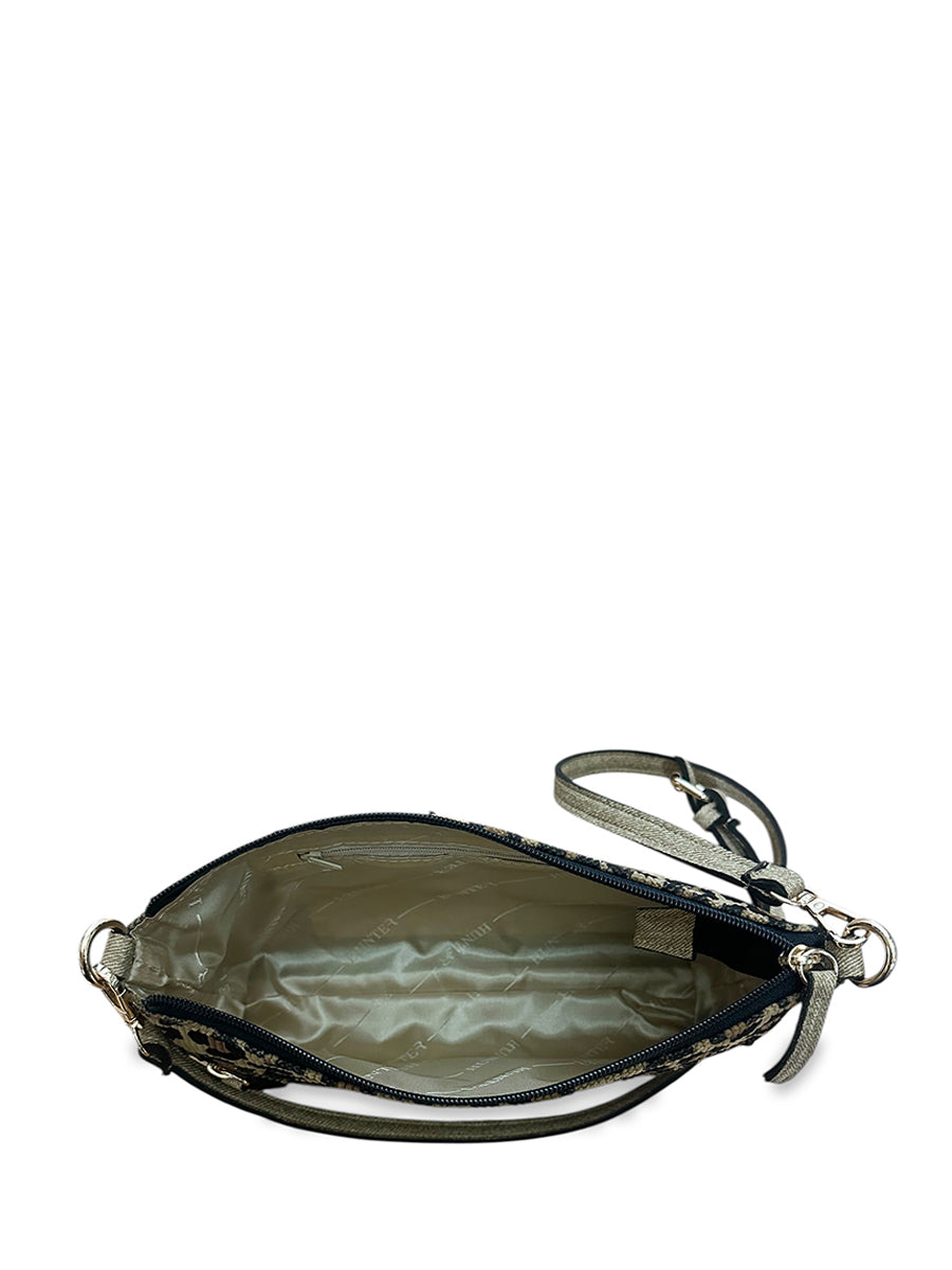 Γυναικεία τσάντα χειρός - χιαστί Panther Κάμελ