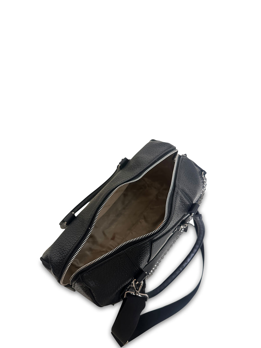 Γυναικεία τσάντα barrel Rock Μαύρο