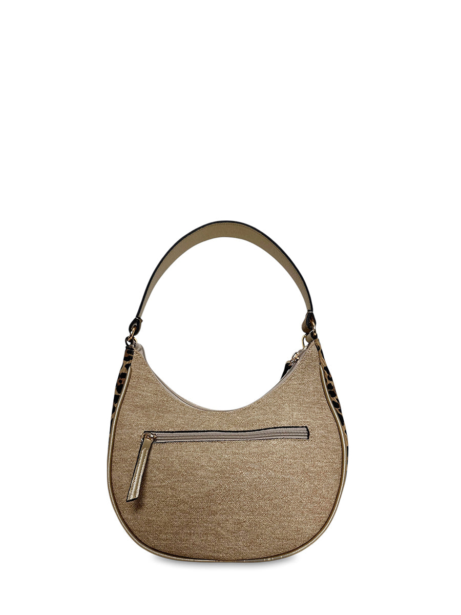 Γυναικεία τσάντα mini hobo Panther Κάμελ