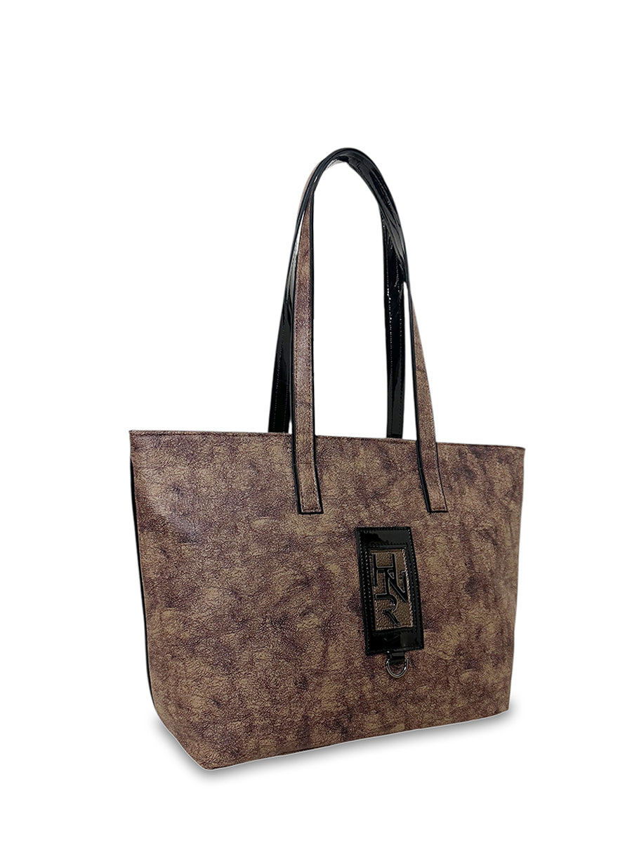 Γυναικεία τσάντα ώμου Coffee Καφέ