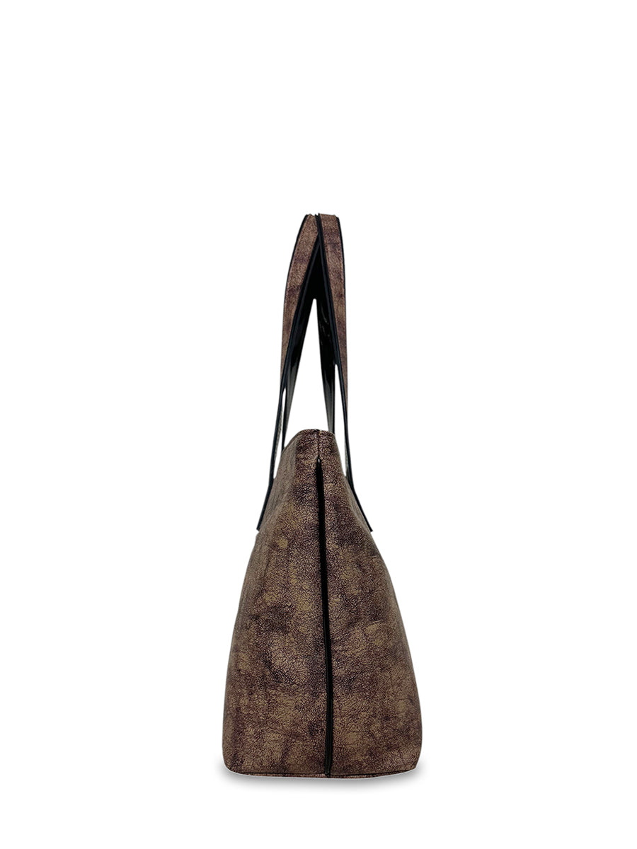 Γυναικεία τσάντα ώμου Coffee Καφέ