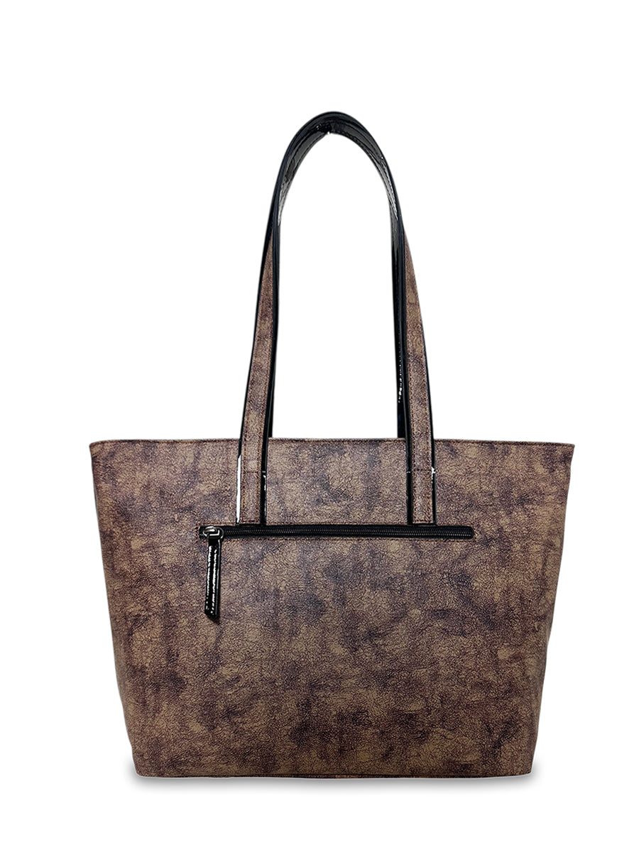 Γυναικεία τσάντα ώμου Coffee Καφέ