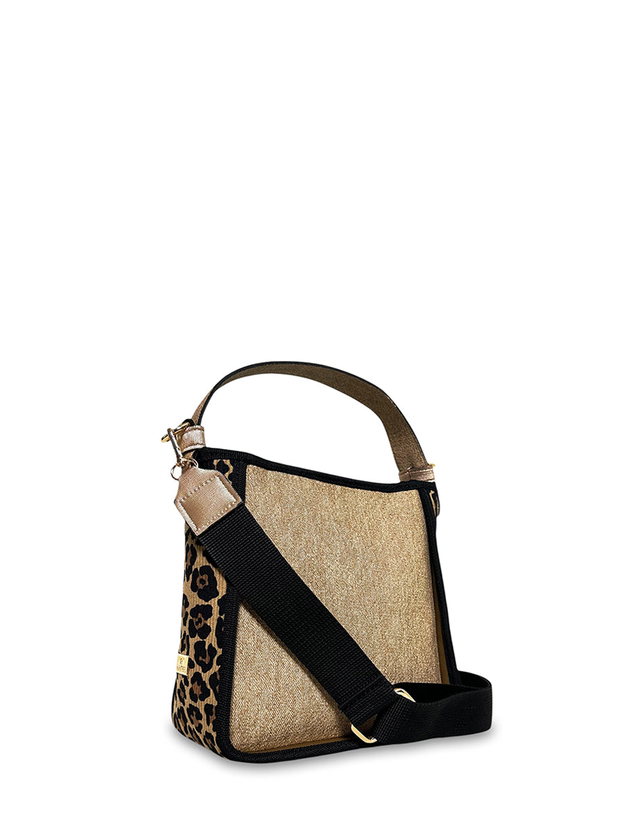 Γυναικεία τσάντα tote Panther Κάμελ