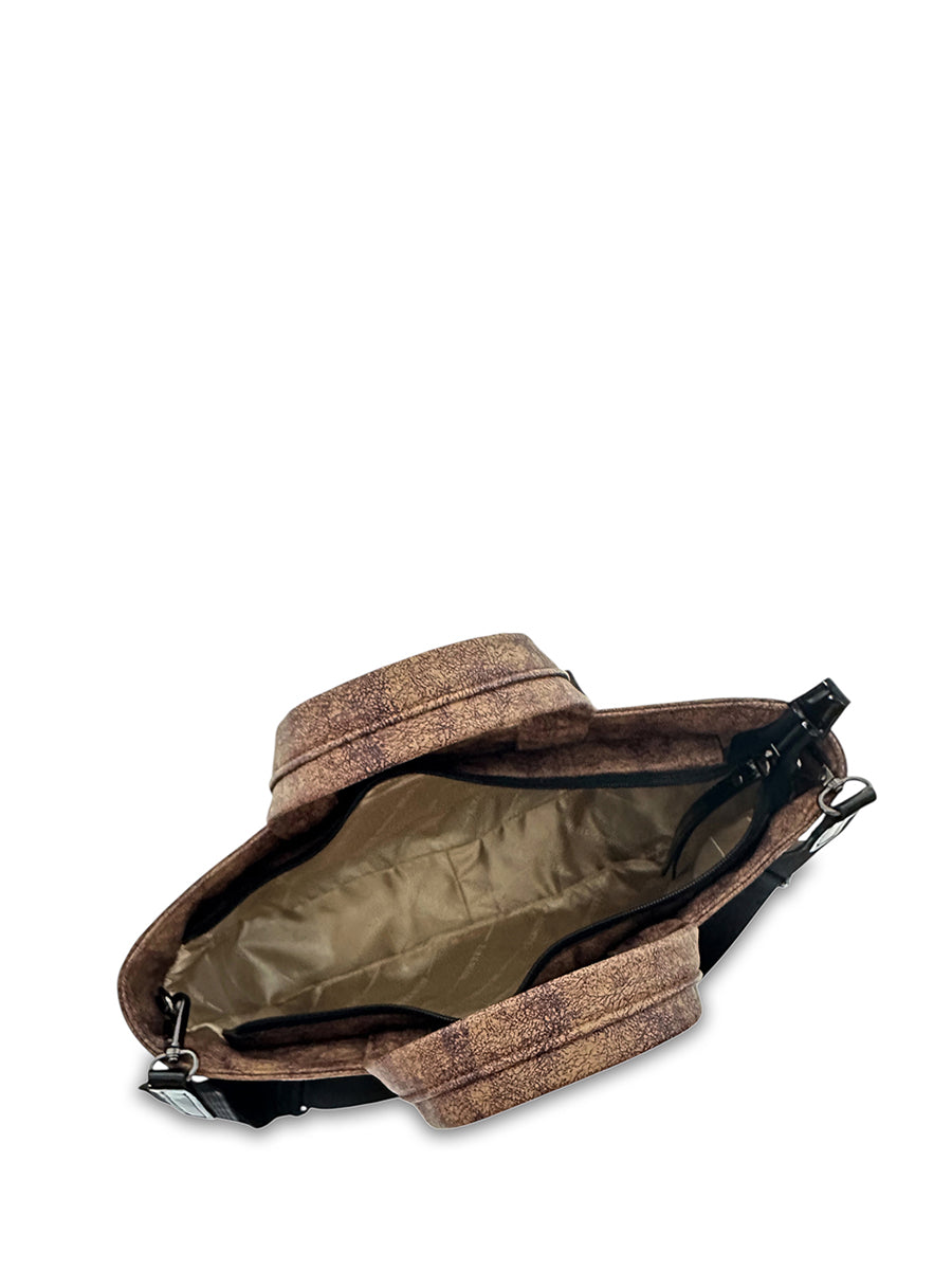 Γυναικεία τσάντα tote Coffee Καφέ